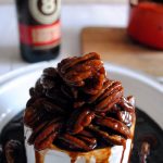 Baked Cooleeney Brie with Sunburnt Red Ale Caramel and Pecans